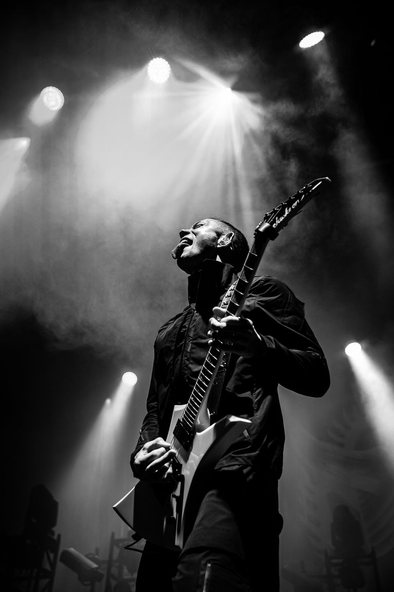 Trivium performing live at AEC Theatre in Adelaide